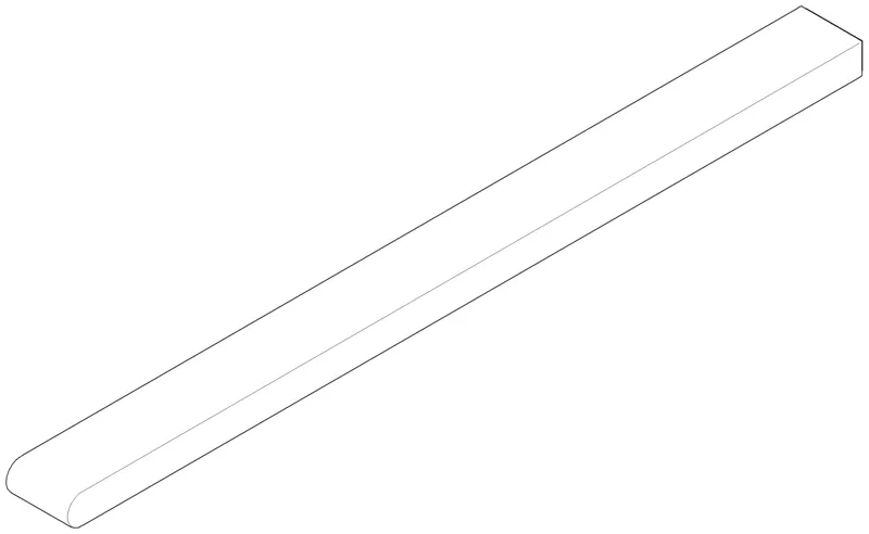 Dornbracht Halter für Handtuchhalter ERSATZTEILE 081767508 15 x 25 x 390 mm Chrom