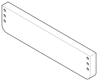 Dornbracht Halter für Reservepapierhalter ET 081771504 143 x 35 x 10 mm Chrom