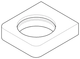 Dornbracht Halter für Glashalter ERSATZTEILE 081771559 75 x 20 x 85 mm Chrom