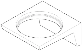 Dornbracht Halter für Toilettenbürstengarnitur ET 081773508 120 x 60 x 130 mm Chrom