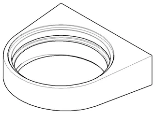 Dornbracht Halter für Glashalter ERSATZTEILE 081784505 90 x 26 x 86 mm Chrom