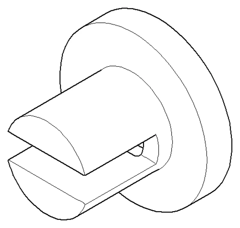 Dornbracht Halter für Ablage ERSATZTEILE 081789506 55 x 55 x 42 mm Chrom