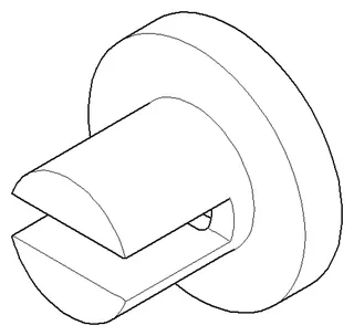 Dornbracht Halter für Ablage ERSATZTEILE 081789506 55 x 55 x 42 mm Chrom