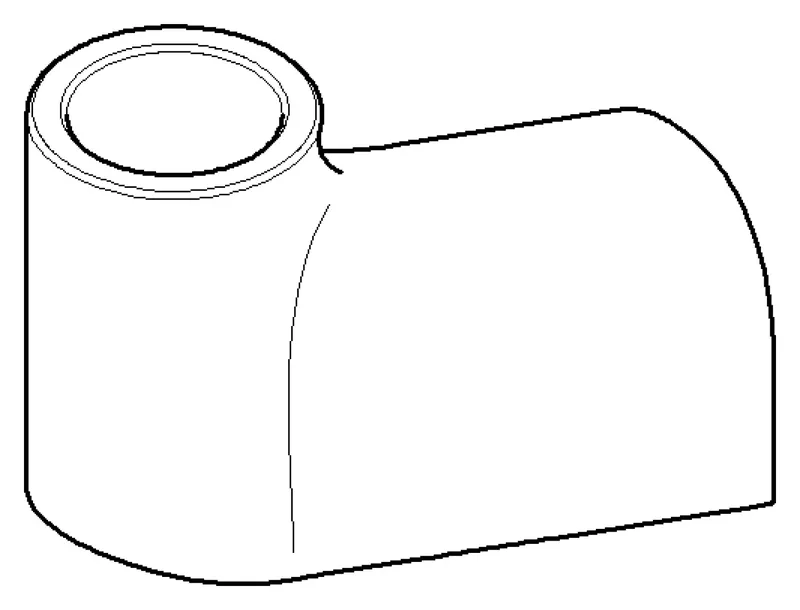 Dornbracht Halter unten ERSATZTEILE 081790506 65 x 25 x 73 mm Chrom