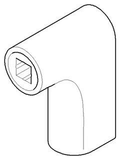 Dornbracht Halter für Handtuchhalter ERSATZTEILE 081790509 25 x 70 x 50 mm Chrom