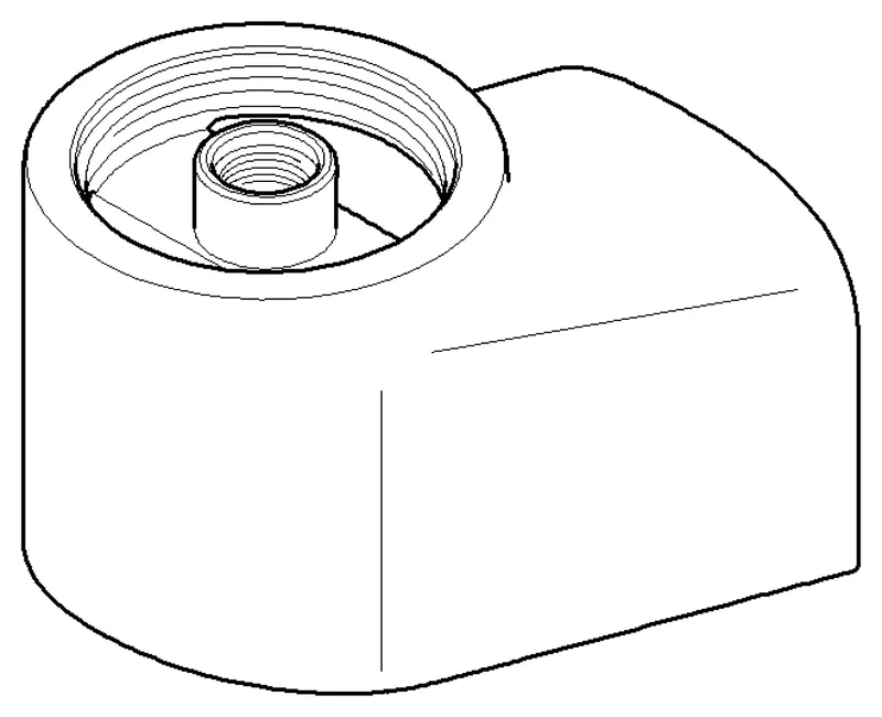 Dornbracht Halter für Leuchte ERSATZTEILE 081790511 46 x 67 x 80 mm Chrom