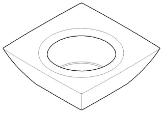 Dornbracht Halter ERSATZTEILE 081791557 79 x 79 x 32 mm Chrom
