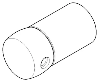Dornbracht Halter für Handtuchring ERSATZTEILE 081792505 38 x 39 x 70 mm Chrom