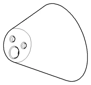 Dornbracht Halter für Leuchte ERSATZTEILE 081794505 45 x 55 x 45 mm Chrom