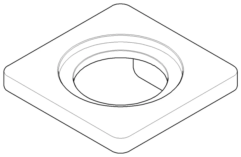 Dornbracht Halter für Glashalter ERSATZTEILE 081795507 100 x 36 x 100 mm Chrom