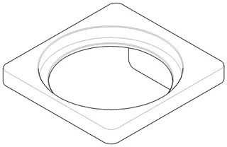 Dornbracht Halter für Toilettenbürstengarnituren ET 081795510 135 x 150 x 85 mm Chrom
