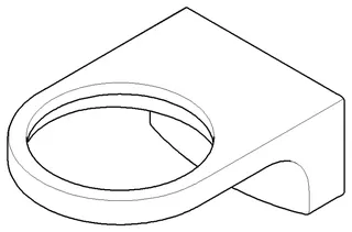 Dornbracht Halter ET 081796503 37 x 65 x 93 mm Chrom