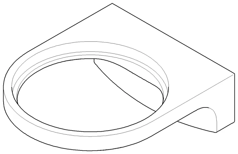 Dornbracht Halter für Toilettenbürstengarnituren ET 081796506 117 x 45 x 137 mm Chrom