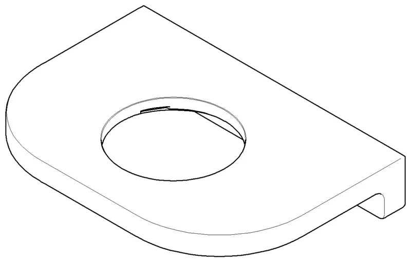 Dornbracht Halter für Seifenschale ERSATZTEILE 081796516 142 x 26 x 101 mm Chrom