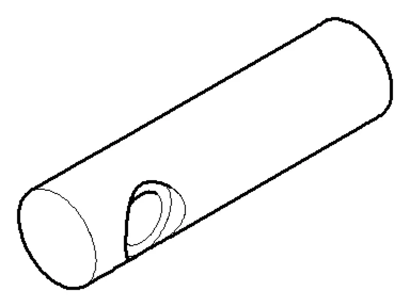 Dornbracht Halter für Handtuchring ERSATZTEILE 081797568 D 13 x 50 mm Chrom