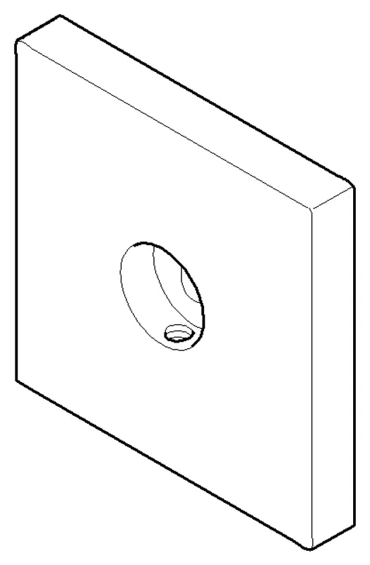 Dornbracht Halter für Duschgarnitur ET 081798507 60 x 60 x 25 mm Platin gebürstet