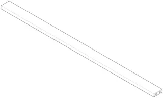 Dornbracht Halter für Badetuchhalter ERSATZTEILE 081798550 555 x 10 x 30 mm Chrom