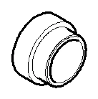 Dornbracht Hülse für Papierrollenhalter ERSATZTEILE 081840502 60 x 100 x 10 mm