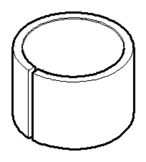 Dornbracht Hülse für Duschgarnitur Rohr ERSATZTEILE 081840521 D 19,50 x 0,75 mm