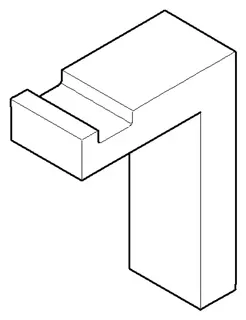 Dornbracht Haken ERSATZTEILE 081860526 20 x 45 x 60 mm Chrom