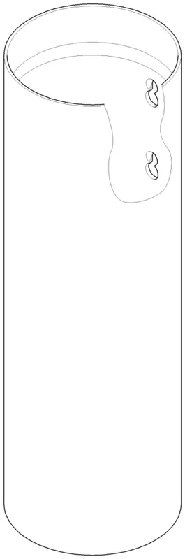 Dornbracht Gehäuse ET 082301503 D 100 x 310 mm Platin gebürstet