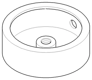 Dornbracht Halter ERSATZTEILE 082730504 D 85 x 31 mm Chrom