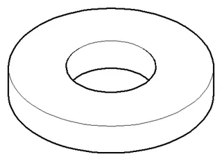 Dornbracht Rosette ERSATZTEILE 082797504 D 55 x 10 mm Platin gebürstet