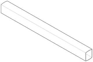 Dornbracht Halter ERSATZTEILE 082822511 20 x 25 x 256 mm Chrom