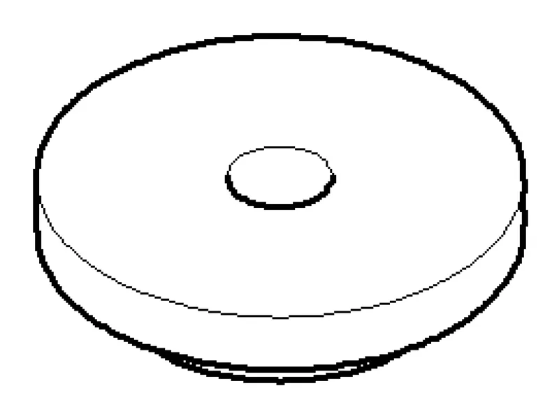 Dornbracht Rosette ERSATZTEILE 083011521 D 30 x 8 mm Chrom