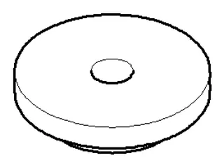 Dornbracht Rosette ERSATZTEILE 083011521 D 30 x 8 mm Chrom