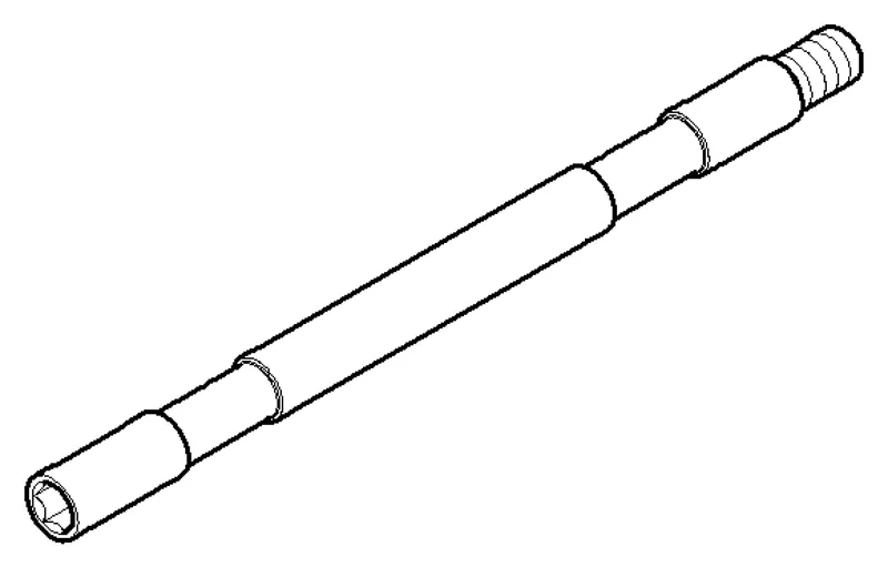 Dornbracht Halter Achse Ablage ERSATZTEILE 083102506 D 6 x 93 mm Chrom