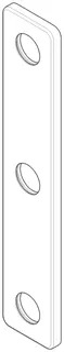 Dornbracht Rosette ERSATZTEILE 091101078 55,5 x 295 mm Chrom