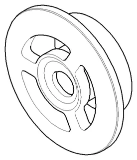 Dornbracht Rosette für Überlauf ERSATZTEILE 091101107 Chrom