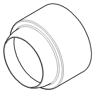Dornbracht Haube ERSATZTEILE 091102021 D 45 x 34,5 mm Weiß matt