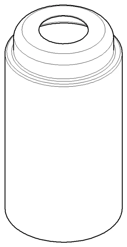 Dornbracht Haube ERSATZTEILE 091102113 D 52 x 97,5 mm Chrom