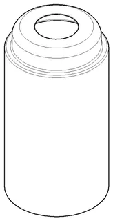 Dornbracht Haube ERSATZTEILE 091102113 D 52 x 97,5 mm Chrom