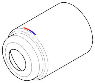 Dornbracht xSTREAM Haube ERSATZTEILE 091102129 D 52 x 72 mm Chrom