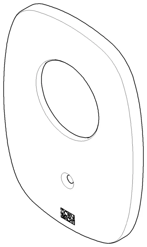 Dornbracht xSTREAM Rosette für Brause ET 091102141 113 x 152 x 9 mm Chrom