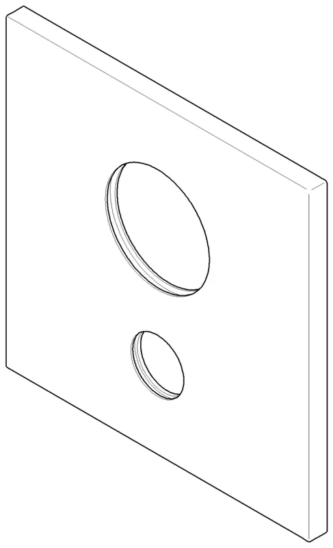 Dornbracht Rosette ERSATZTEILE 091102178 Chrom