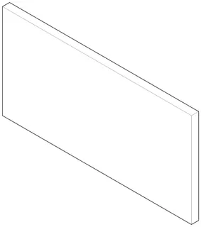 Dornbracht Rosette für Duftmodul ERSATZTEILE 091102202 240 x 120 x 9 mm Chrom