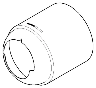 Dornbracht Haube ERSATZTEILE 091102260 D 50 x 58 mm Platin