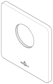 Dornbracht xTOOL Rosette ERSATZTEILE 091102277 120 x 120 x 9 mm Chrom