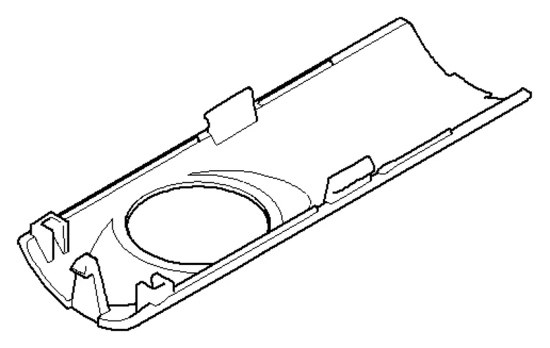 Dornbracht Abdeckung CachE ERSATZTEILE 091102281 67 x 22 x 10 mm