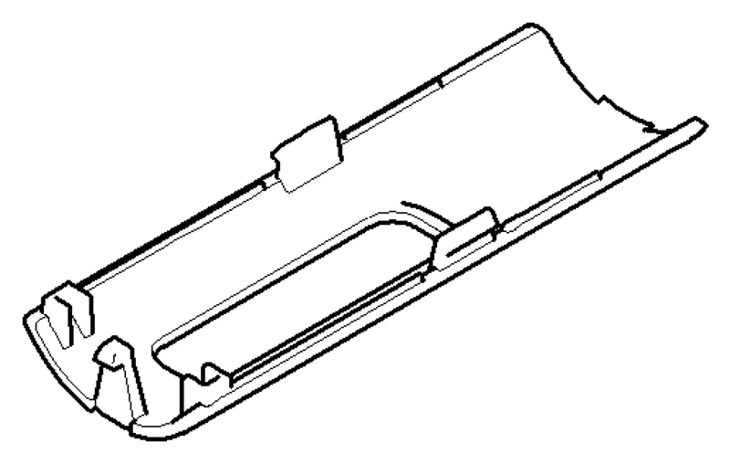 Dornbracht Abdeckung ERSATZTEILE 091102282 67 x 22 x 10 mm