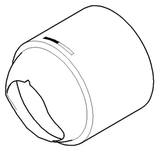Dornbracht Haube ERSATZTEILE 091102287 D 45 x 47,5 mm Platin gebürstet