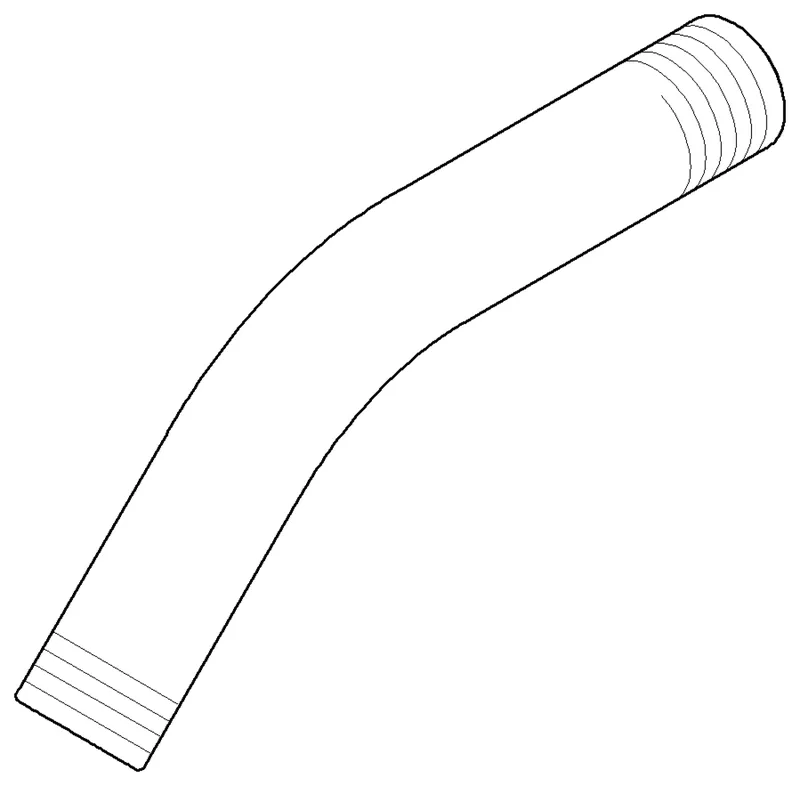Dornbracht Anschluss ERSATZTEILE 091103011 140 x 65 x 21 mm Platin gebürstet