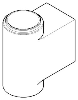 Dornbracht Anschluss ERSATZTEILE 091103054 31,5 x 62 x 57 mm Chrom
