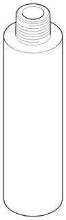 Dornbracht Anschluss ERSATZTEILE 091103080 D 35 x 135 mm Chrom
