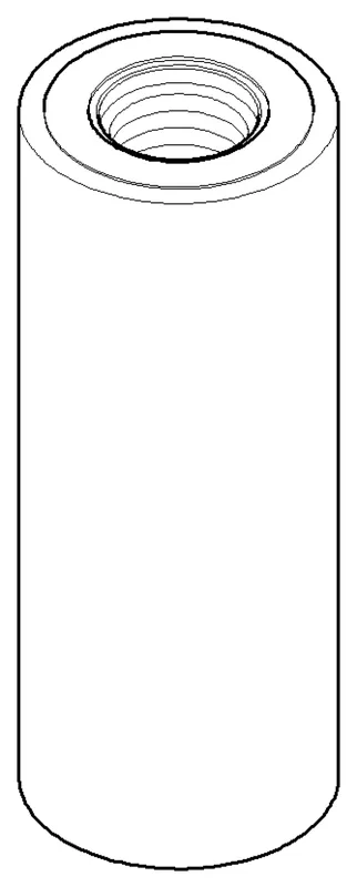 Dornbracht Anschluss ERSATZTEILE 091104015 D 38 x 97 mm Chrom