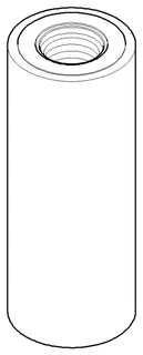 Dornbracht Anschluss ERSATZTEILE 091104015 D 38 x 97 mm Chrom